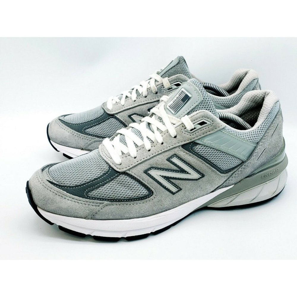 New Balance Gray and White Athletic Shoes